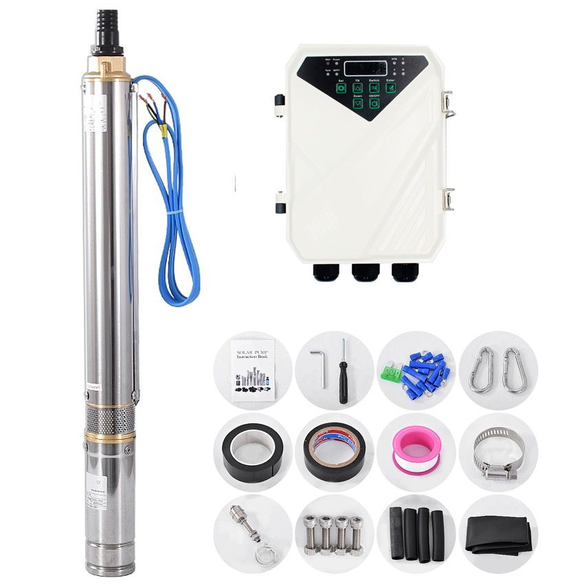 Solar Water Pump - Pompe à eau de puits profond