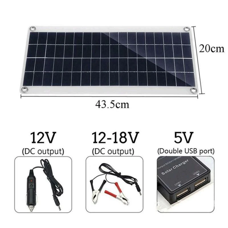 Kit de panneaux solaires 30W 1 - Solar Panel Monocrystalline avis et prix